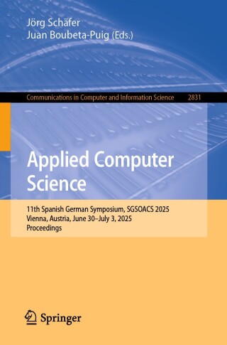 Imagen de portada: Applied Computer Science 9783032148155