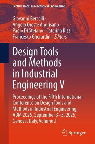 Cover image: Design Tools and Methods in Industrial Engineering V 9783032149497