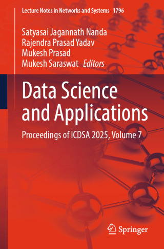 Cover image: Data Science and Applications 9783032154064