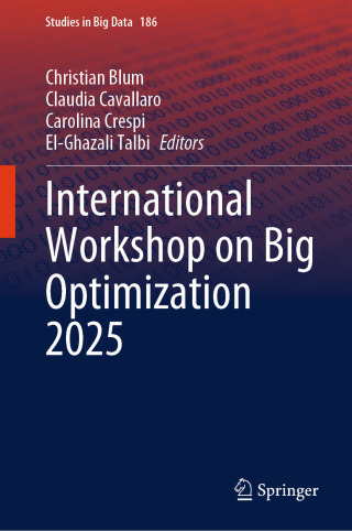 Imagen de portada: International Workshop on Big Optimization 2025 9783032154545