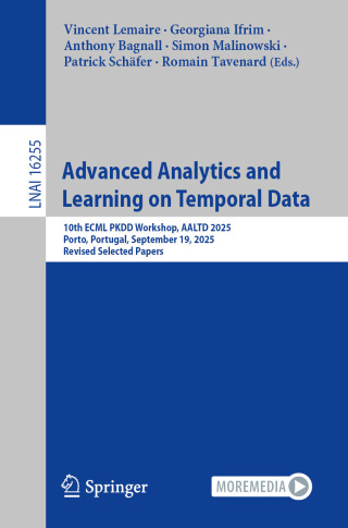 Imagen de portada: Advanced Analytics and Learning on Temporal Data 9783032155344