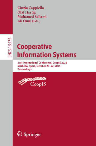 Cover image: Cooperative Information Systems 9783032155375
