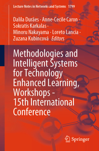 Imagen de portada: Methodologies and Intelligent Systems for Technology Enhanced Learning, Workshops - 15th International Conference 9783032157423