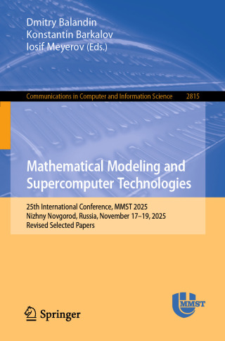 Cover image: Mathematical Modeling and Supercomputer Technologies 9783032157607