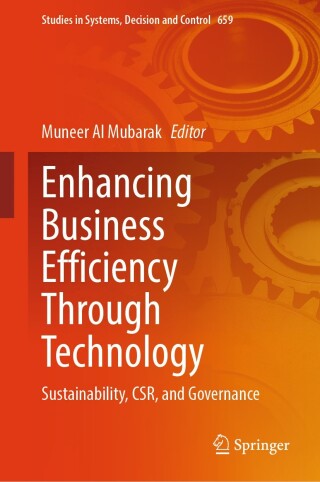 Cover image: Enhancing Business Efficiency Through Technology 9783032158192