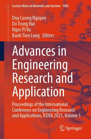 Cover image: Advances in Engineering Research and Application 9783032158352