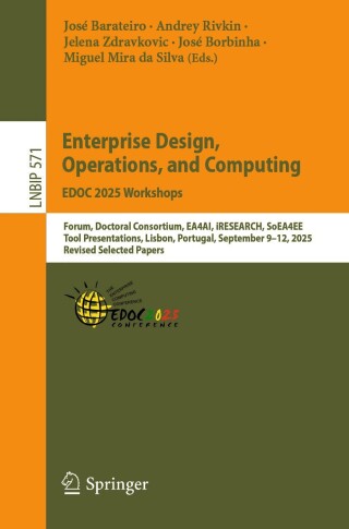 Imagen de portada: Enterprise Design, Operations, and Computing. EDOC 2025 Workshops 9783032162335