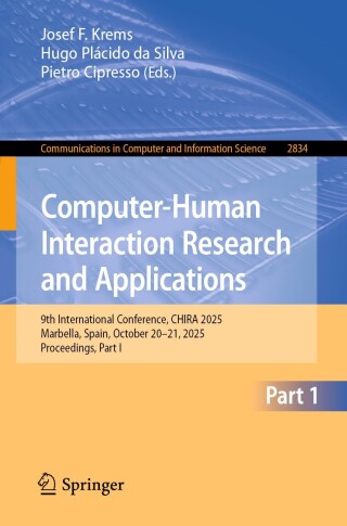 Cover image: Computer-Human Interaction Research and Applications 9783032164476