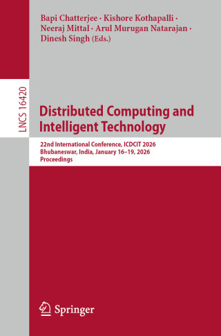 Imagen de portada: Distributed Computing and Intelligent Technology 9783032166319