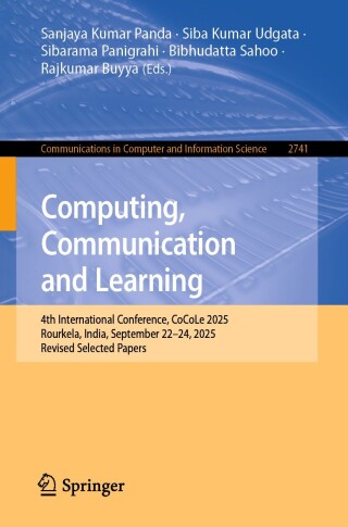 Imagen de portada: Computing, Communication and Learning 9783032168290
