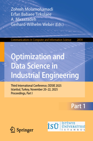 Imagen de portada: Optimization and Data Science in Industrial Engineering 9783032170194