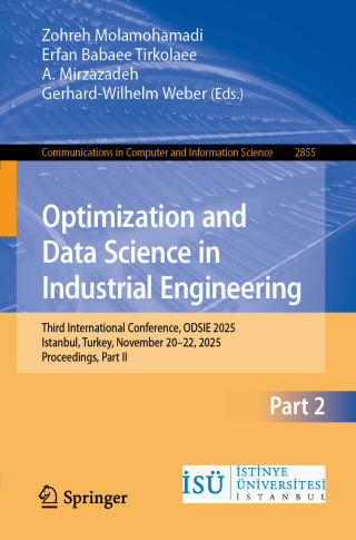 Imagen de portada: Optimization and Data Science in Industrial Engineering 9783032170224