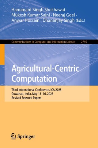 Imagen de portada: Agricultural-Centric Computation 9783032170828