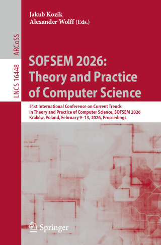 Cover image: SOFSEM 2026: Theory and Practice of Computer Science 9783032178008