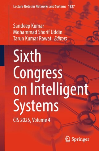 Imagen de portada: Sixth Congress on Intelligent Systems 9783032181374