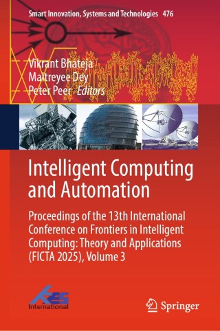 Imagen de portada: Intelligent Computing and Automation 9783032188014