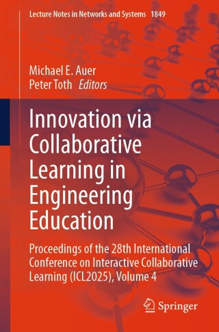 Imagen de portada: Innovation via Collaborative Learning in Engineering Education 9783032188908