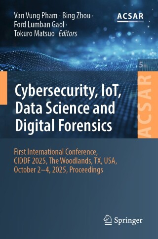 Imagen de portada: Cybersecurity, IoT, Data Science and Digital Forensics 9783032194879