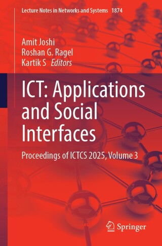 Imagen de portada: ICT: Applications and Social Interfaces 9783032196804