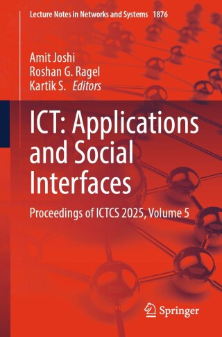 Imagen de portada: ICT: Applications and Social Interfaces 9783032196897