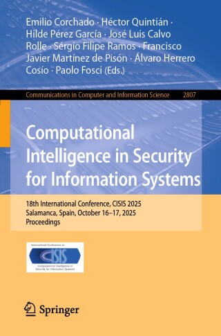 Imagen de portada: Computational Intelligence in Security for Information Systems 9783032197696
