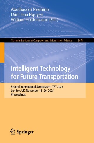 Imagen de portada: Intelligent Technology for Future Transportation 9783032205919