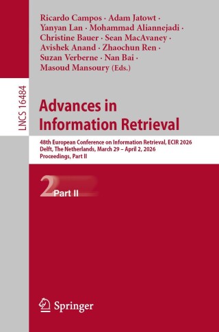 Titelbild: Advances in Information Retrieval 9783032212993