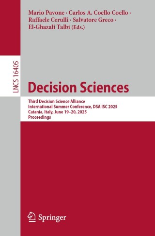 Imagen de portada: Decision Sciences 9783032218100