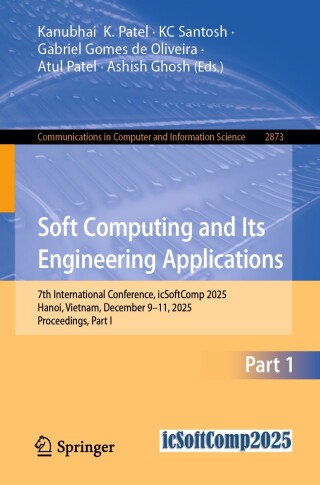 Imagen de portada: Soft Computing and Its Engineering Applications 9783032220585
