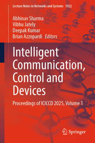 Imagen de portada: Intelligent Communication, Control and Devices 9783032225818