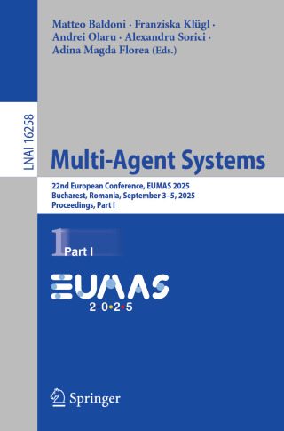 Cover image: Multi-Agent Systems 9783032228161