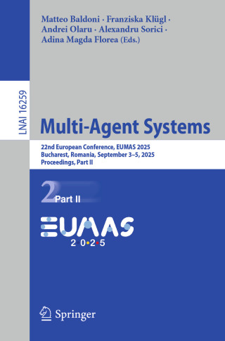 Cover image: Multi-Agent Systems 9783032228192