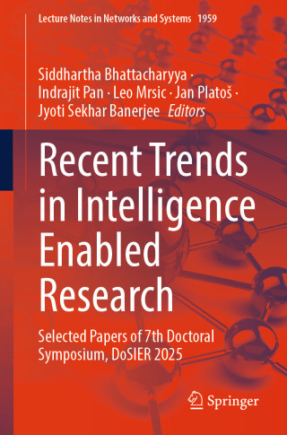Imagen de portada: Recent Trends in Intelligence Enabled Research 9783032254450