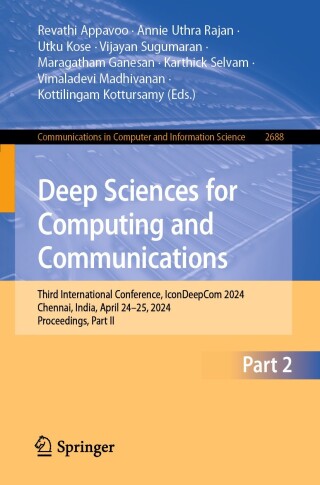 Imagen de portada: Deep Sciences for Computing and Communications 9783032266828