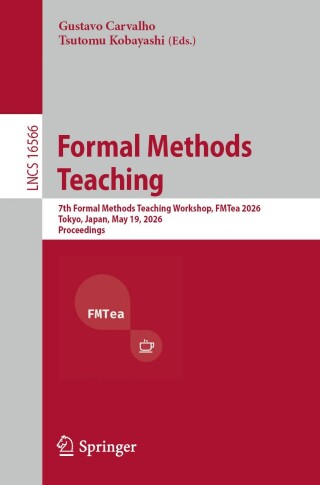 Cover image: Formal Methods Teaching 9783032267429