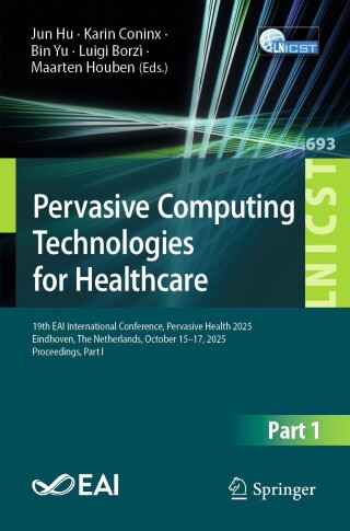 Imagen de portada: Pervasive Computing Technologies for Healthcare 9783032275813