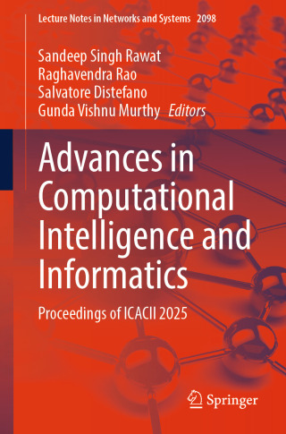 Titelbild: Advances in Computational Intelligence and Informatics 9783032324825