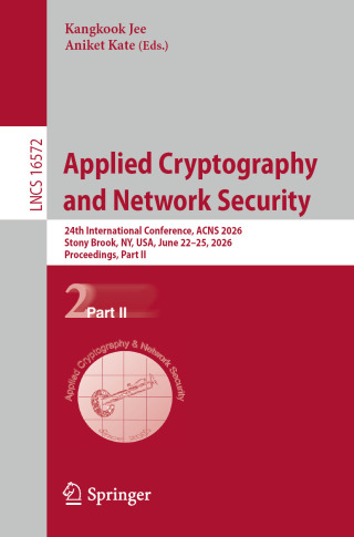 Titelbild: Applied Cryptography and Network Security 9783032325747