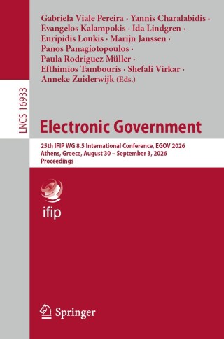 Electronic Government | 9783032357465, 9783032357472 | VitalSource