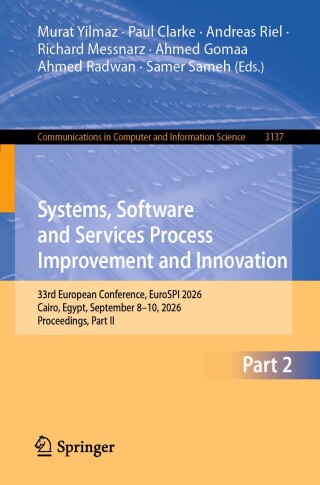 Cover image: Systems, Software and Services Process Improvement and Innovation 9783032368157