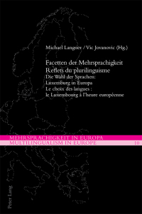 Cover image: Facetten der Mehrsprachigkeit / Reflets du plurilinguisme 1st edition 9783034316880