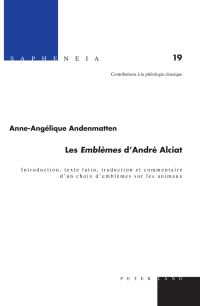 Imagen de portada: Les « Emblèmes » dAndré Alciat 1st edition 9783034322690