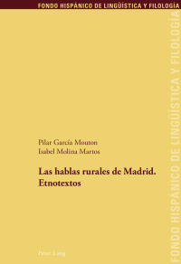 Cover image: Las hablas rurales de Madrid 1st edition 9783034326940