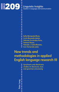 Imagen de portada: New trends and methodologies in applied English language research III 1st edition 9783034320399