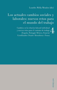 Titelbild: Los actuales cambios sociales y laborales: nuevos retos para el mundo del trabajo 1st edition 9783034328586