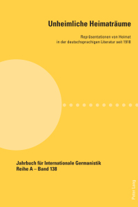 Imagen de portada: Unheimliche Heimaträume 1st edition 9783034331418