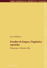Cover image: Estudios de lengua y lingüística españolas 1st edition 9783034332071