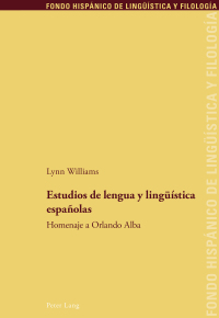 Immagine di copertina: Estudios de lengua y lingüística españolas 1st edition 9783034332071