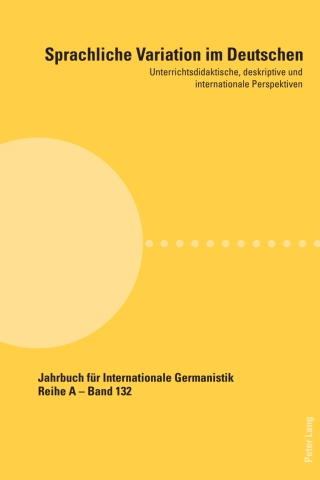 Cover image: Sprachliche Variation im Deutschen 1st edition 9783034333559