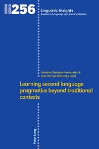 Titelbild: Learning second language pragmatics beyond traditional contexts 1st edition 9783034334372